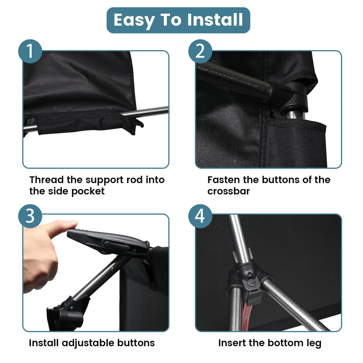 Camping CotHeight Adjustable C·WILDYFIELD