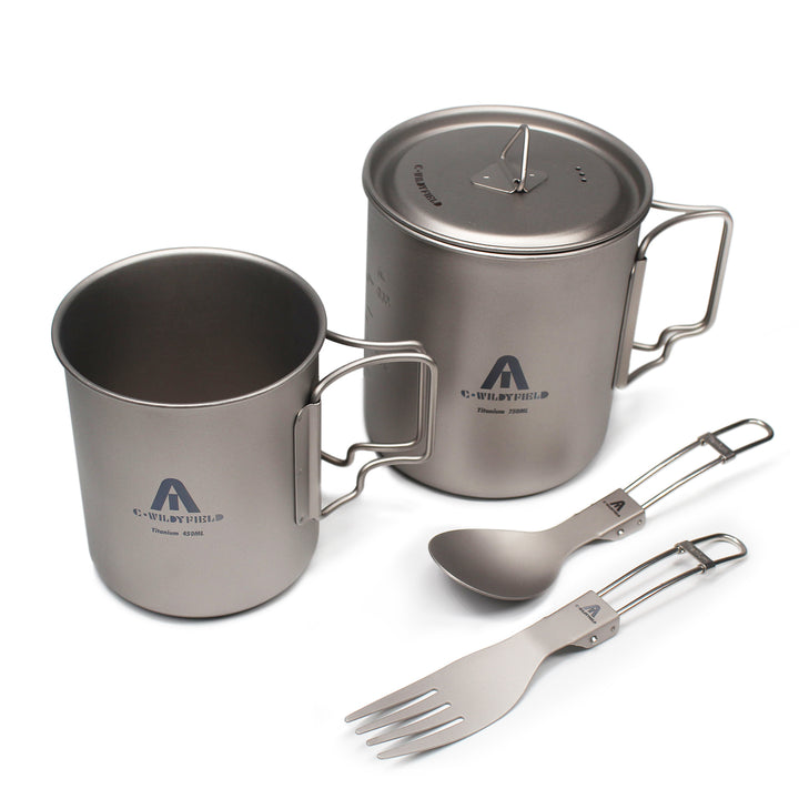 Titanium Cup Set